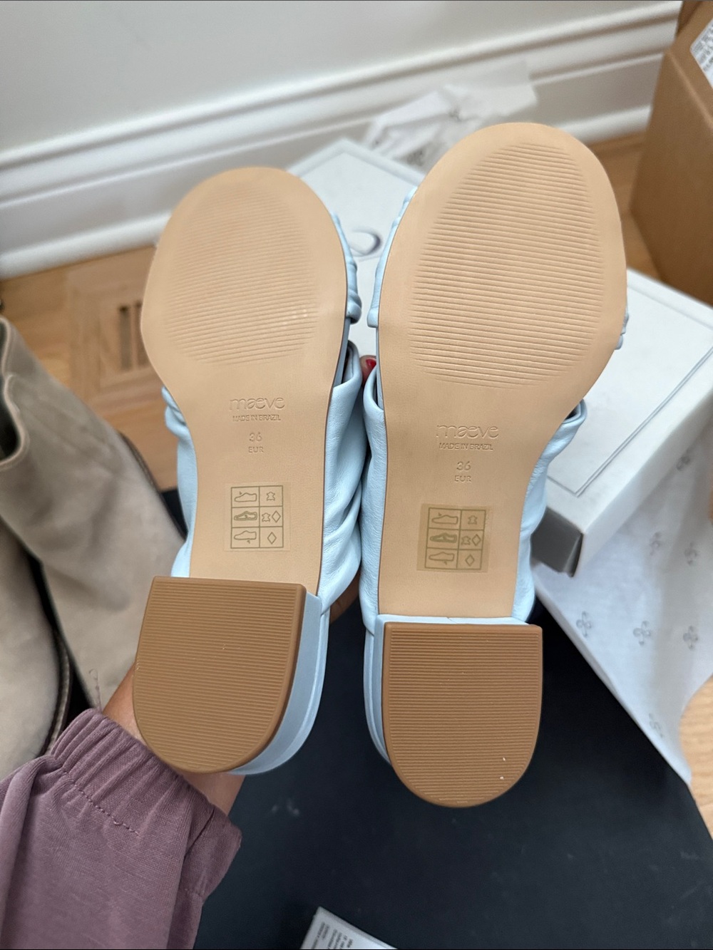Anthropology Maeve Twisted Slip-On Sandals - Picture 3 of 3